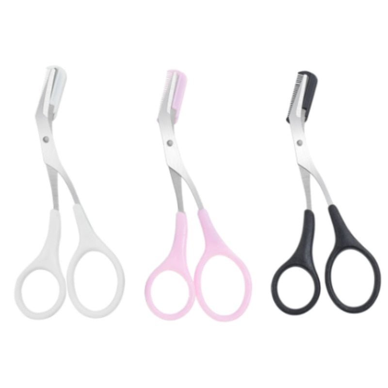 Beauty Tools Products for Women Eyebrow Trimmer Eyebrow Scissors with Comb Stainless Steel Eyebrow Razor Eyelash Hair Scissors